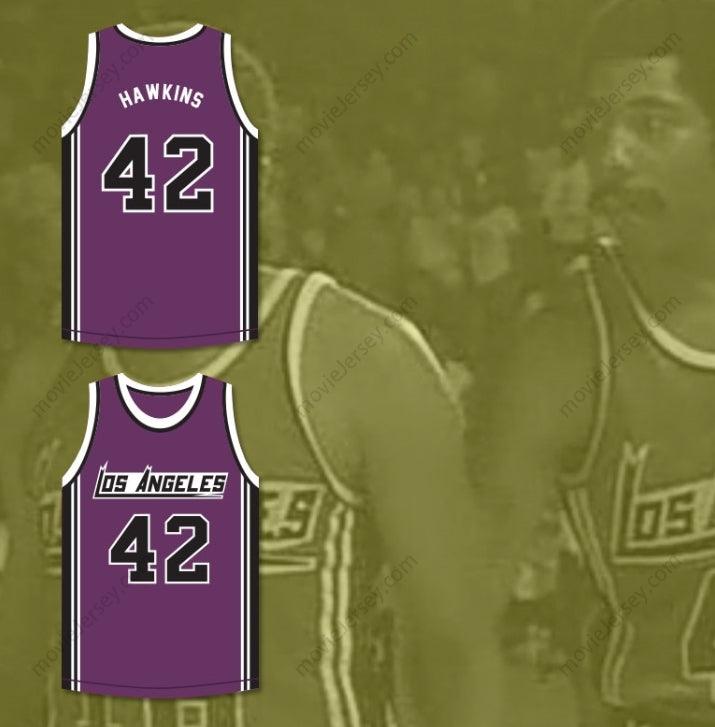CUSTOM ANY Name Number CONNIE HAWKINS 42   BASKETBALL JERSEY THE FISH THAT SAVED  Top Stitched S-6XL