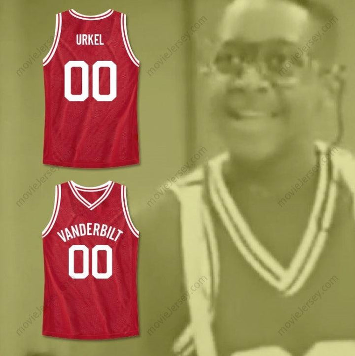 CUSTOM ANY Name Number FAMILY MATTERS STEVE URKEL 00 VANDERBILT MUSKRATS HIGH SCHOOL BASKETBALL JERSEY Top Stitched S-6XL