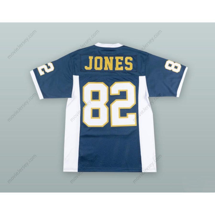 CUSTOM ANY Name Number JULIO JONES 82 FOLEY HIGH SCHOOL LIONS BLUE FOOTBALL JERSEY Top Stitched S-6XL