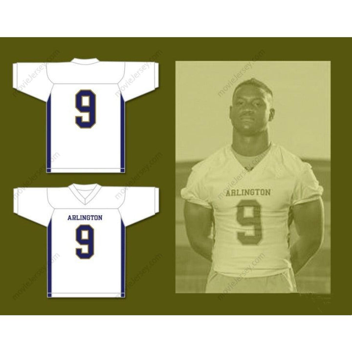 CUSTOM ANY Name Number KENNETH WALKER III 9 ARLINGTON HIGH SCHOOL Football Jersey Top Stitched S-6XL