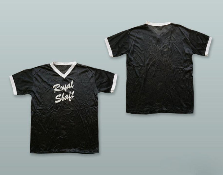 Custom Any Name Number ROYAL SHAFT BLACK PULLOVER BASEBALL JERSEY Top Stitched S-6XL