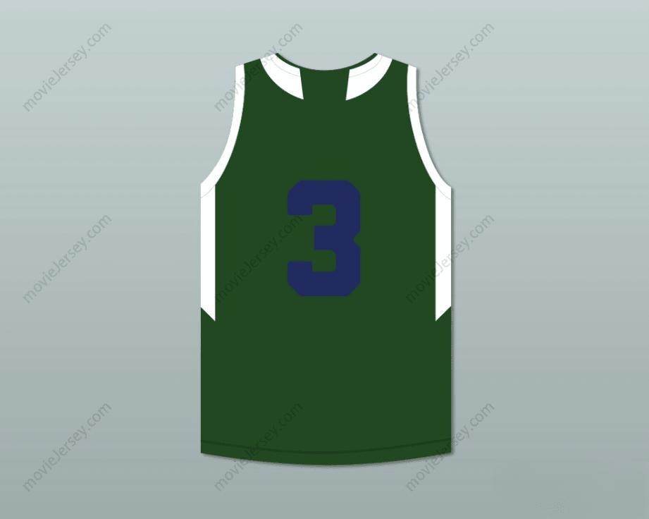 CUSTOM ANY Name Number LIANGELO BALL 3   HIGH SCHOOL HUSKIES GREEN BASKETBALL JERSEY Top Stitched S-6XL
