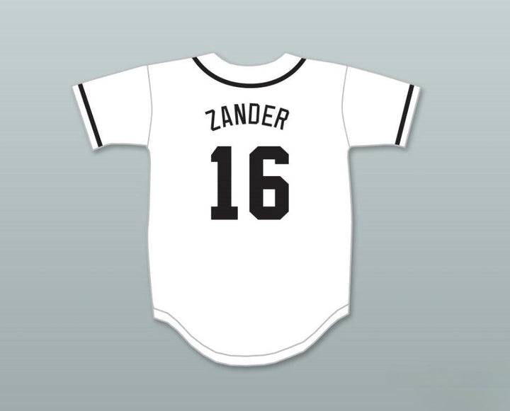Custom Any Name Number ROBIN ZANDER 16 SALAMANDERS BASEBALL JERSEY 1ST ANNUAL ROCK N' JOCK DIAMOND DERBY Top Stitched S-6XL