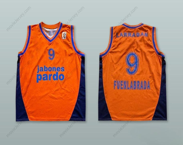 CUSTOM ANY Name Number LARRAGAN 9 BALONCESTO FUENLABRADA ORANGE BASKETBALL JERSEY Top Stitched S-6XL