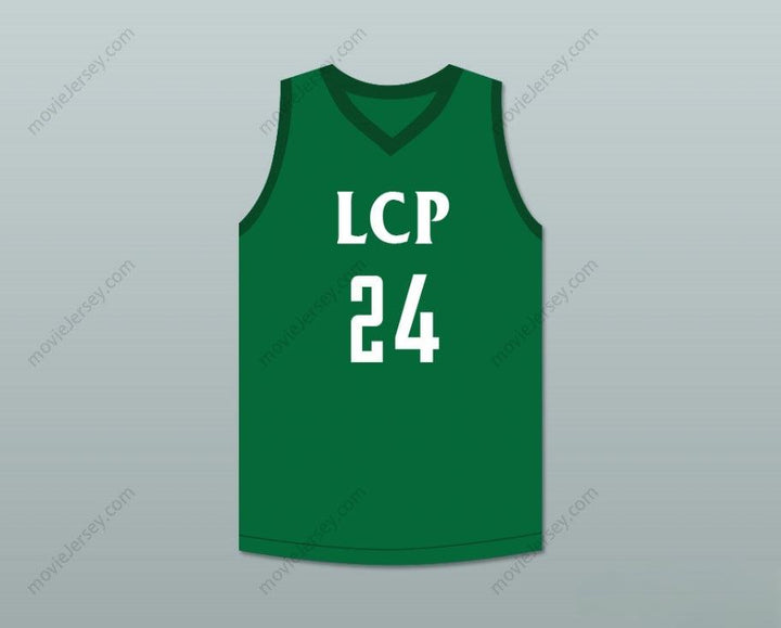 CUSTOM ANY Name Number TACKO FALL 24   GREEN BASKETBALL JERSEY Top Stitched S-6XL