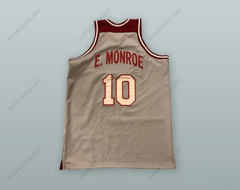 CUSTOM ANY Name Number EARL MONROE 10 JOHN BARTRAM HIGH SCHOOL BRAVES BASKETBALL JERSEY Top Stitched S-6XL