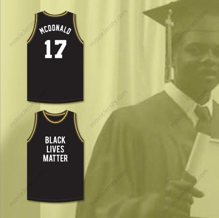 CUSTOM ANY Name Number LAQUAN MCDONALD 17 BLACK LIVES MATTER BASKETBALL JERSEY Top Stitched S-6XL