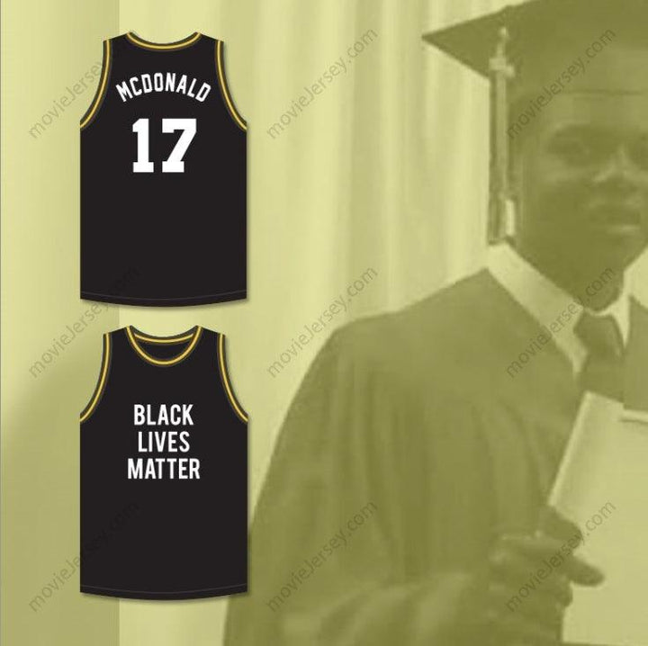 CUSTOM ANY Name Number LAQUAN MCDONALD 17 BLACK LIVES MATTER BASKETBALL JERSEY Top Stitched S-6XL