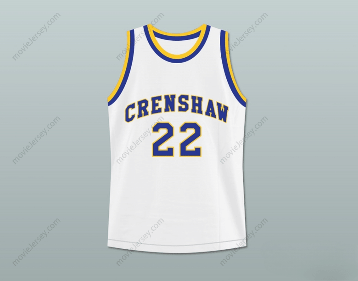 CUSTOM ANY Name Number OMAR EPPS QUINCY MCCALL 22 CRENSHAW HIGH SCHOOL BASKETBALL JERSEY LOVE AND BASKETBALL Top Stitched S-6XL