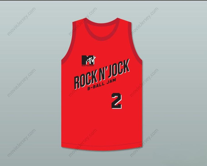 CUSTOM ANY Name Number MITCH RICHMOND 2 BRICKLAYERS BASKETBALL JERSEY SECOND ANNUAL ROCK N' JOCK B-BALL JAM 1992 Top Stitched S-6XL
