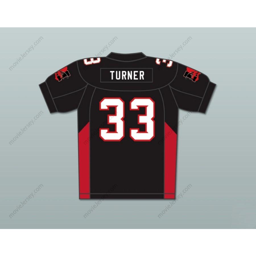 CUSTOM ANY Name Number 33 TURNER MEAN MACHINE CONVICTS Football Jersey Top Stitched S-6XL
