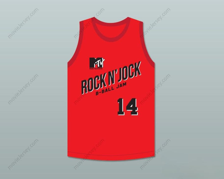 CUSTOM ANY Name Number CHAD LOWE 14 BRICKLAYERS BASKETBALL JERSEY SECOND ANNUAL ROCK N' JOCK B-BALL JAM 1992 Top Stitched S-6XL