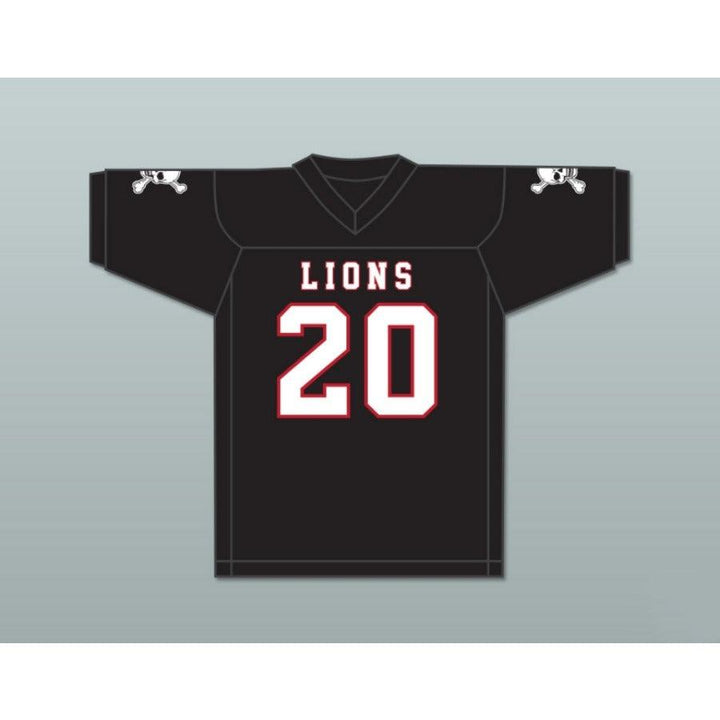 CUSTOM ANY Name Number CJ REAVIS 20 EMCC LIONS FOOTBALL JERSEY INCLUDES PATCHES Top Stitched S-6XL