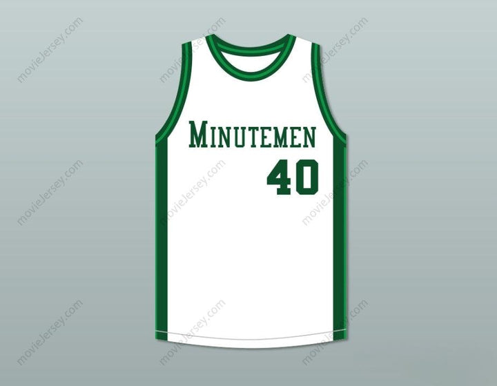CUSTOM ANY Name Number SHAWN KEMP 40 CONCORD HIGH SCHOOL MINUTEMEN HOME BASKETBALL JERSEY Top Stitched S-6XL