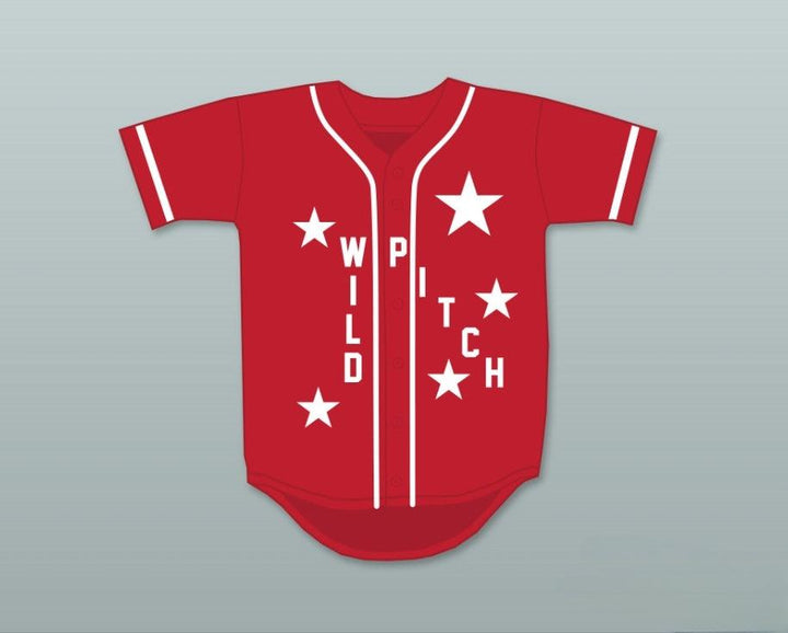 Custom Any Name Number WILD PITCH 88 RED BASEBALL JERSEY Top Stitched S-6XL