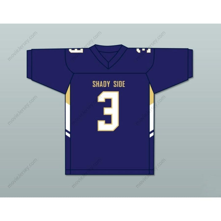 CUSTOM ANY Name Number SKYY MOORE 3 SHADY SIDE ACADEMY BULLDOGS Football Jersey Top Stitched S-6XL