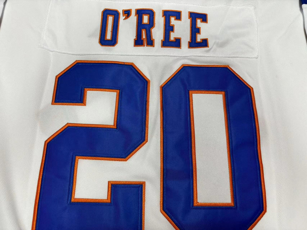 Custom Any Name Number WILLIE O'REE SAN DIEGO GULLS OLD SCHOOL HOCKEY JERSEY Top Stitched S-6XL