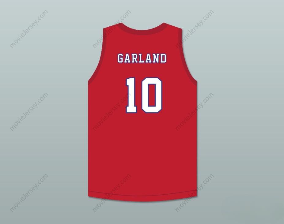 CUSTOM ANY Name Number DARIUS GARLAND 10  ACADEMY  RED BASKETBALL JERSEY 2 Top Stitched S-6XL