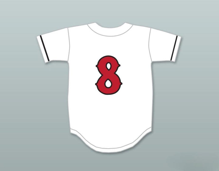 Custom Any Name Number COREY KLUBER 8  HIGH SCHOOL COWBOYS WHITE BASEBALL JERSEY 1 Top Stitched S-6XL