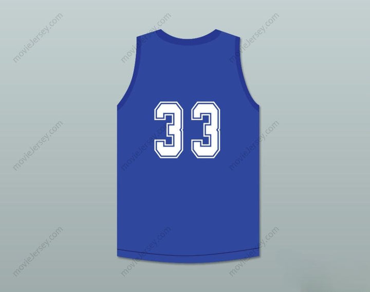 CUSTOM ANY Name Number BARRY WORTH 33 CLEAN SWEEP BLUE BASKETBALL JERSEY SLAM DUNK ERNEST 1 Top Stitched S-6XL