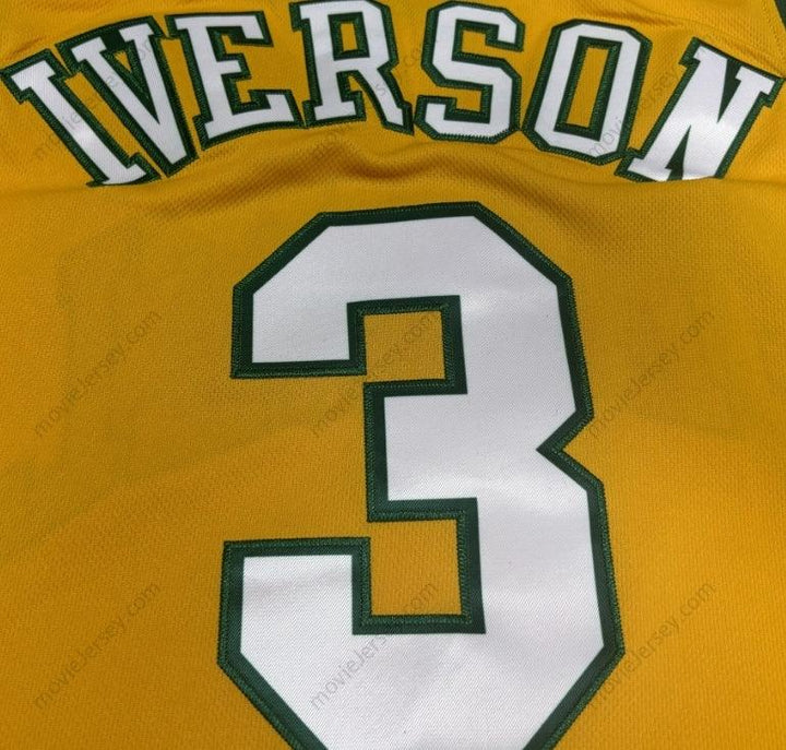 Allen Iverson #3 Bethel High School Throwback Basketball Jersey Stitched ALL