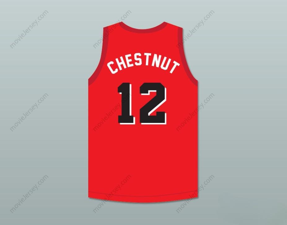 CUSTOM ANY Name Number MORRIS CHESTNUT 12 BRICKLAYERS BASKETBALL JERSEY SECOND ANNUAL ROCK N' JOCK B-BALL JAM 1992 Top Stitched S-6XL