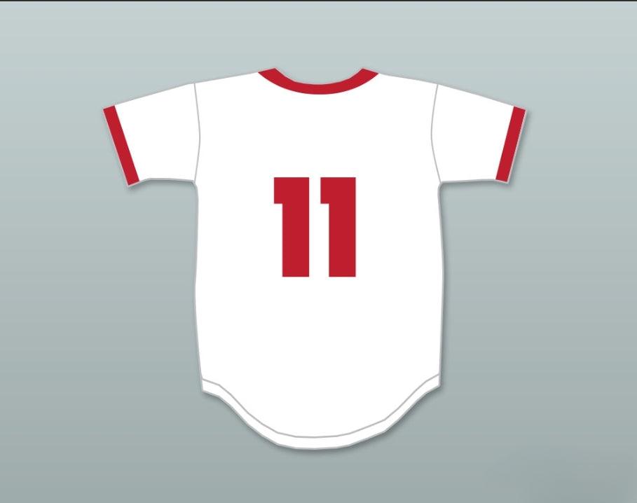 Custom Any Name Number FISHBONE WALKER 11  ISOTOPES BASEBALL JERSEY Top Stitched S-6XL