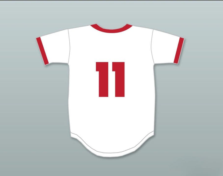 Custom Any Name Number FISHBONE WALKER 11  ISOTOPES BASEBALL JERSEY Top Stitched S-6XL