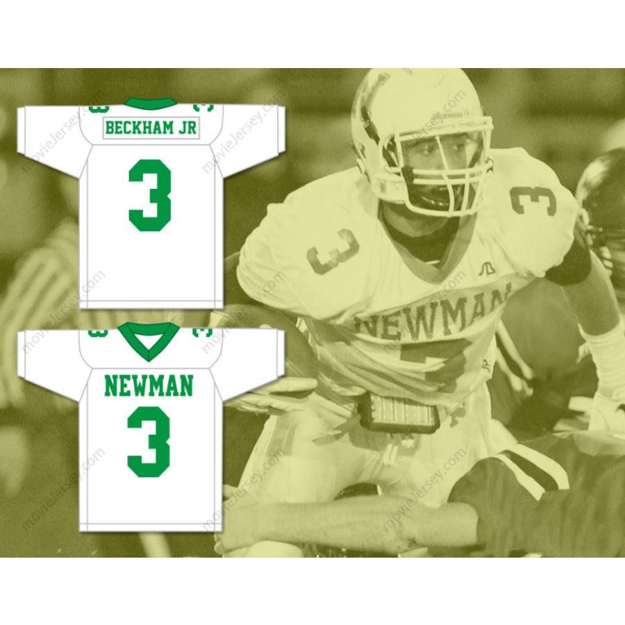 CUSTOM ANY Name ODELL BECKHAM JR. 3 ISIDORE NEWMAN HIGH SCHOOL FOOTBALL JERSEY Top Stitched S-6XL