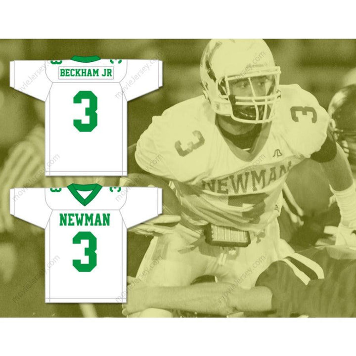 CUSTOM ANY Name ODELL BECKHAM JR. 3 ISIDORE NEWMAN HIGH SCHOOL FOOTBALL JERSEY Top Stitched S-6XL