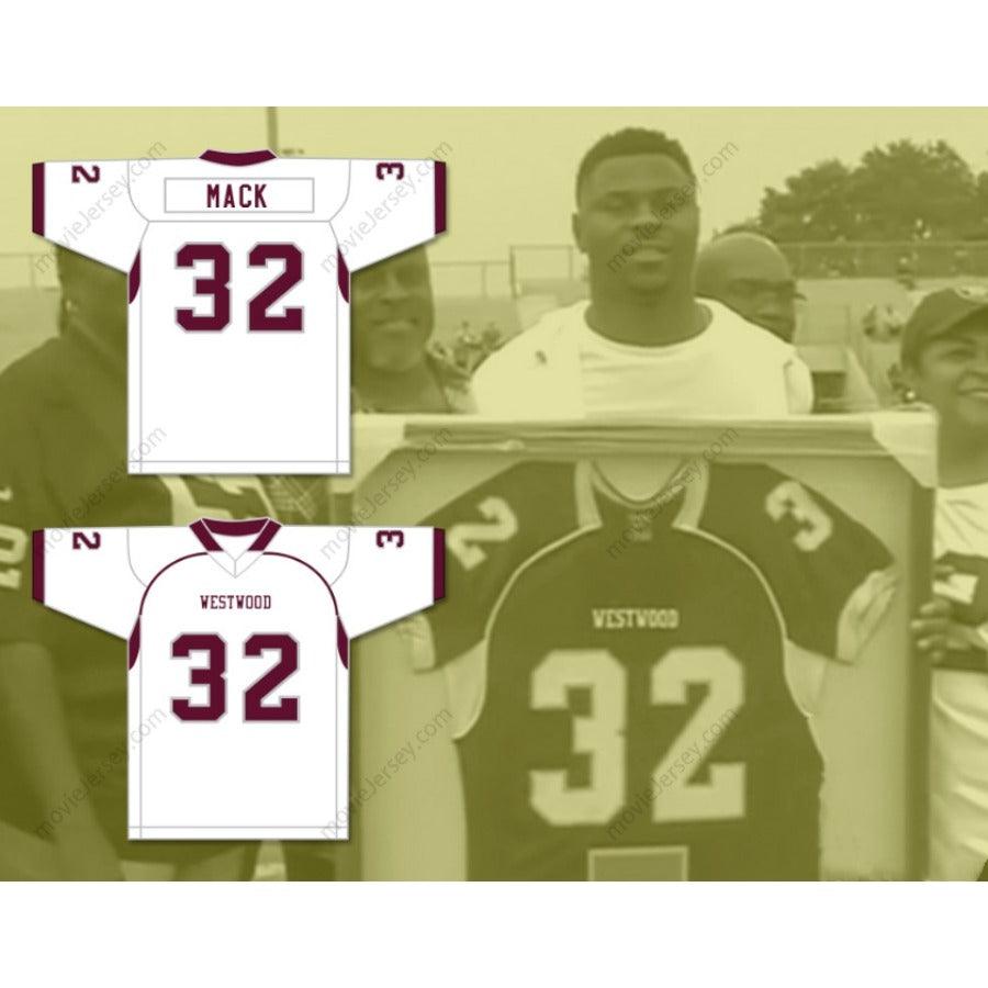 CUSTOM ANY Name Number KHALIL MACK 32 FORT PIERCE WESTWOOD HIGH SCHOOL FOOTBALL JERSEY Top Stitched S-6XL