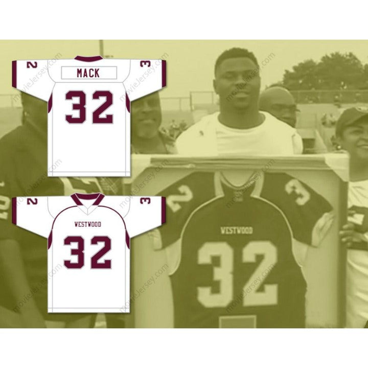 CUSTOM ANY Name Number KHALIL MACK 32 FORT PIERCE WESTWOOD HIGH SCHOOL FOOTBALL JERSEY Top Stitched S-6XL