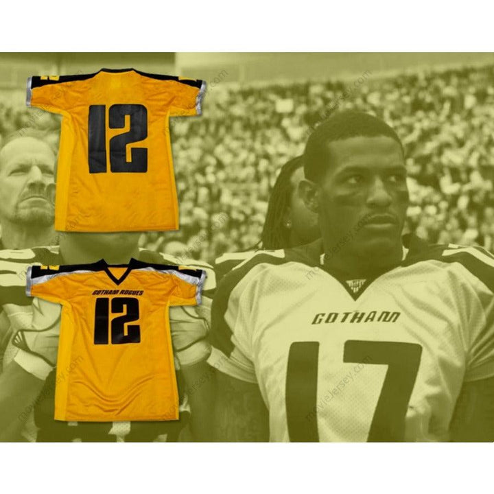 CUSTOM ANY Name Number GOTHAM ROGUES 12 FOOTBALL JERSEY Top Stitched S-6XL