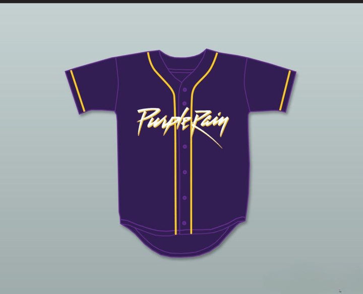 Custom Any Name Number PRINCE TRIBUTE PURPLE RAIN BASEBALL JERSEY Top Stitched S-6XL