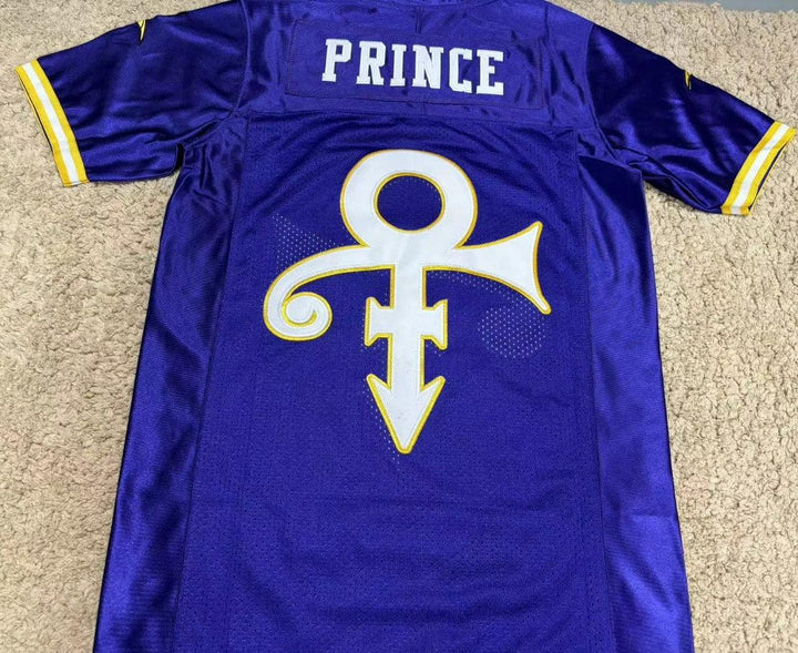 CUSTOM PRINCE TRIBUTE PURPLE FOOTBALL JERSEY Stitched S M L XL XXL 3XL 4XL 5XL 6XL