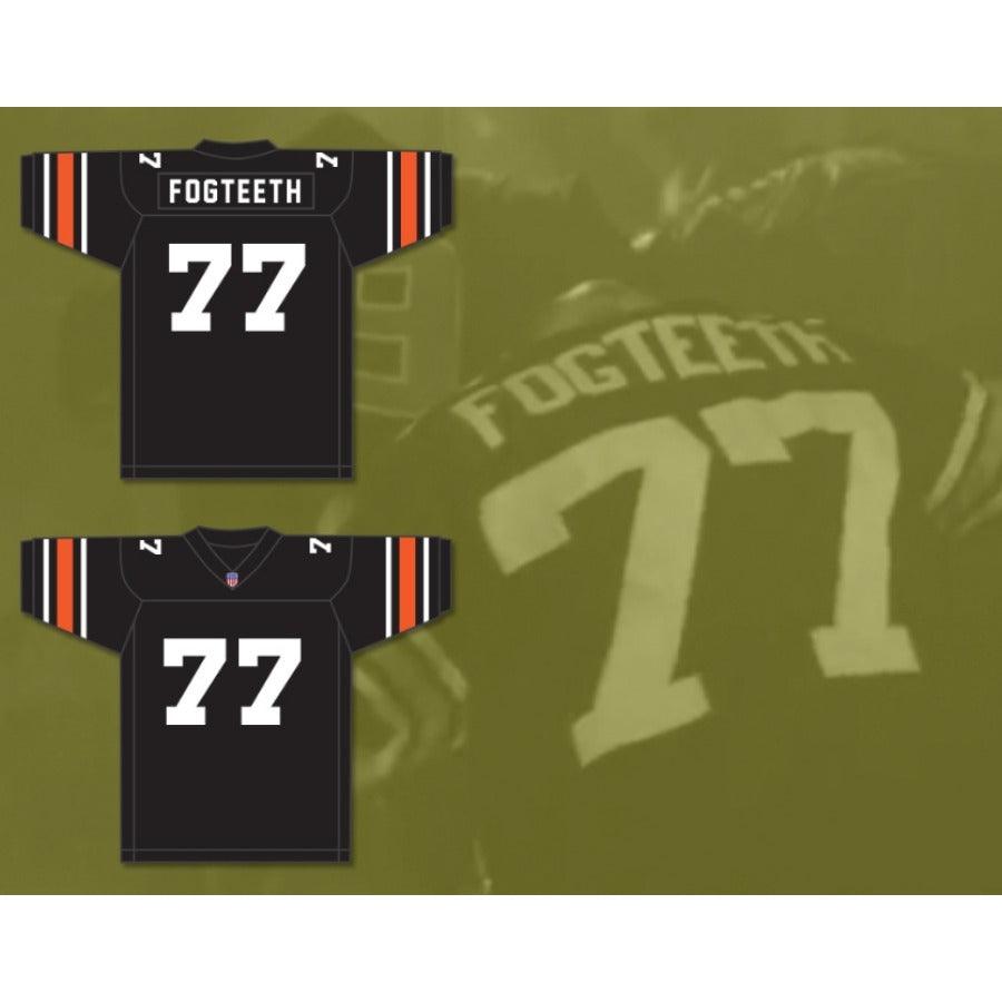 CUSTOM ANY Name Number ORC FOGTEETH 77 BLACK Football Jersey Top Stitched S-6XL