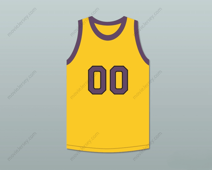 CUSTOM ANY Name Number COLE BROWN YOUR NAME HERE 00 YELLOW BASKETBALL JERSEY MARTIN Top Stitched S-6XL