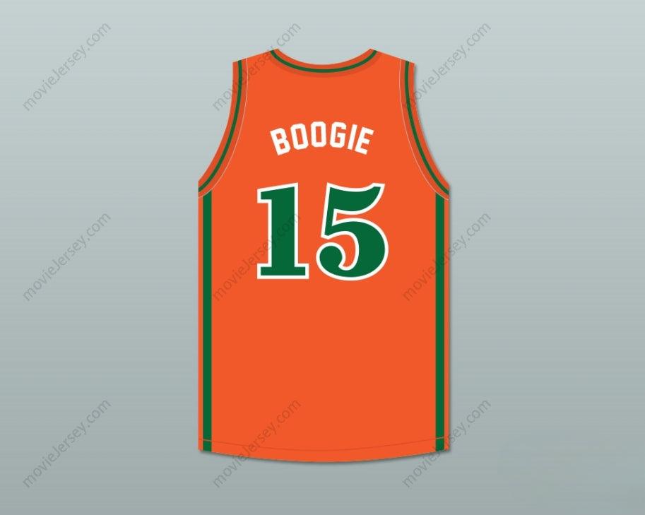 CUSTOM ANY Name Number DEMARCUS 'BOOGIE' COUSINS 15 LEFLORE HIGH SCHOOL RATTLERS ORANGE BASKETBALL JERSEY Top Stitched S-6XL