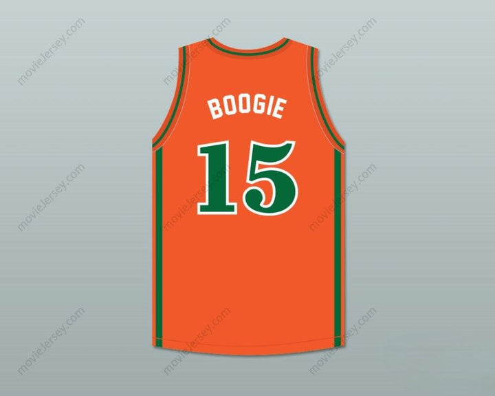 CUSTOM ANY Name Number DEMARCUS 'BOOGIE' COUSINS 15 LEFLORE HIGH SCHOOL RATTLERS ORANGE BASKETBALL JERSEY Top Stitched S-6XL