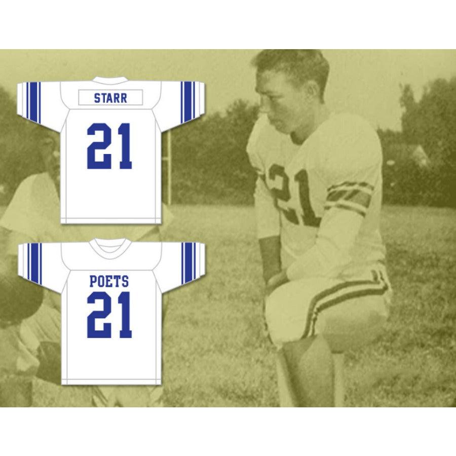 CUSTOM ANY Name Number BART STARR 21 SIDNEY LANIER HIGH SCHOOL POETS Football Jersey Top Stitched S-6XL