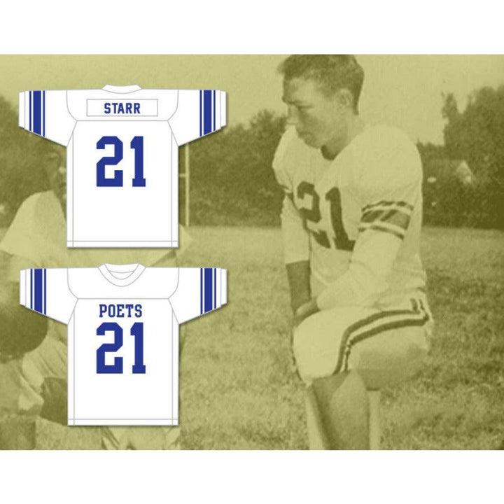 CUSTOM ANY Name Number BART STARR 21 SIDNEY LANIER HIGH SCHOOL POETS Football Jersey Top Stitched S-6XL