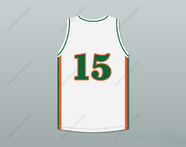 CUSTOM ANY Name Number DEMARCUS COUSINS 15 LEFLORE HIGH SCHOOL RATTLERS WHITE BASKETBALL JERSEY DRAKE- IN MY FEELINGS Top Stitched S-6XL
