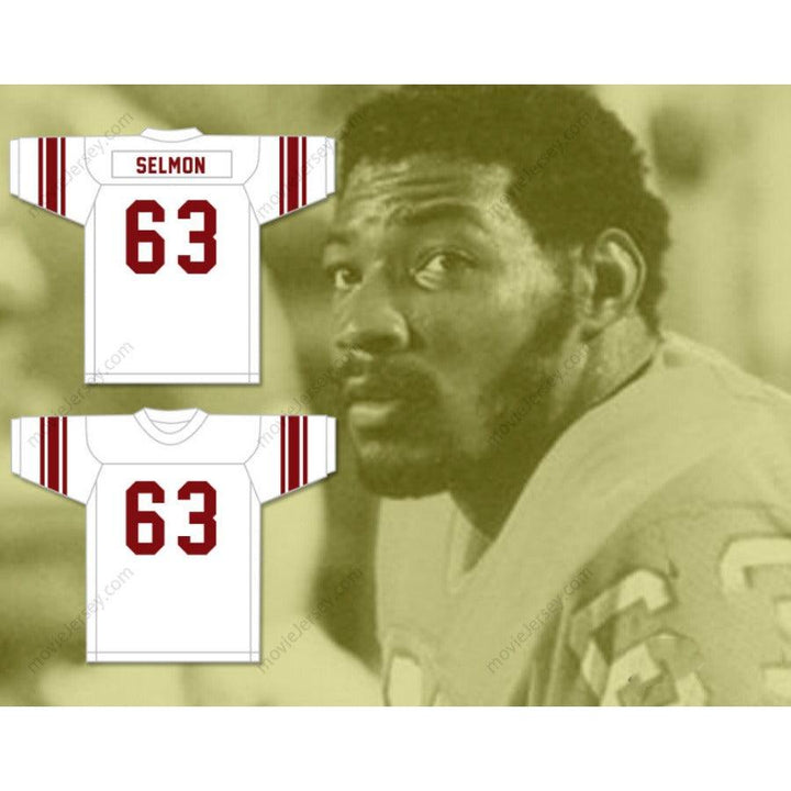 CUSTOM ANY Name Number LEE ROY SELMON 63 EUFAULA HIGH SCHOOL IRONHEADS Football Jersey Top Stitched S-6XL