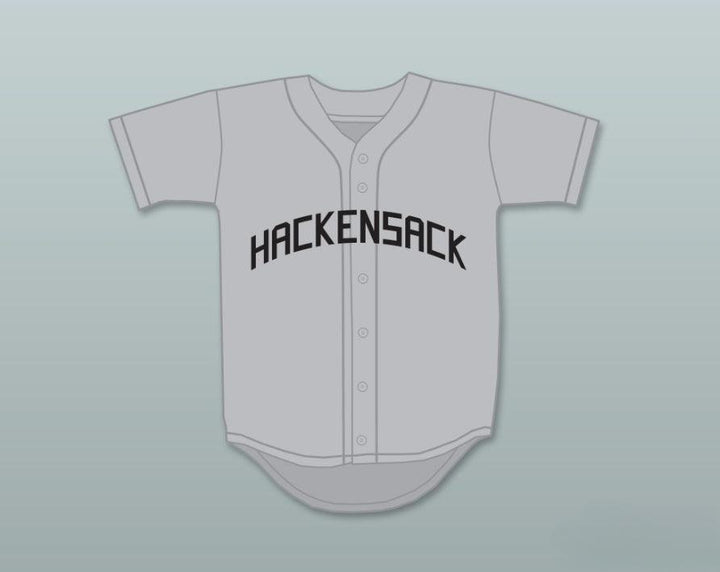 Custom Any Name Number JERRY ORBACH CHARLEY PEGLER 1   GRAY BASEBALL JERSEY BREWSTER'S MILLIONS Top Stitched S-6XL