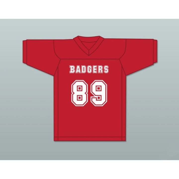 CUSTOM ANY Name Number FAT JACK 89 PUTNAM BADGERS HIGH SCHOOL RED Football Jersey Top Stitched S-6XL
