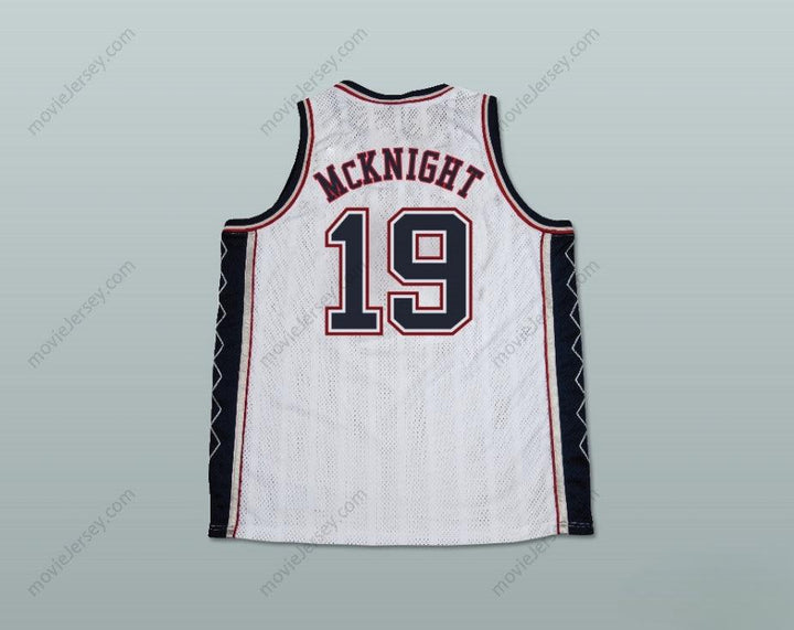 CUSTOM ANY Name Number SCOTT MCKNIGHT 19 BASKETBALL JERSEY JUST WRIGHT Top Stitched S-6XL