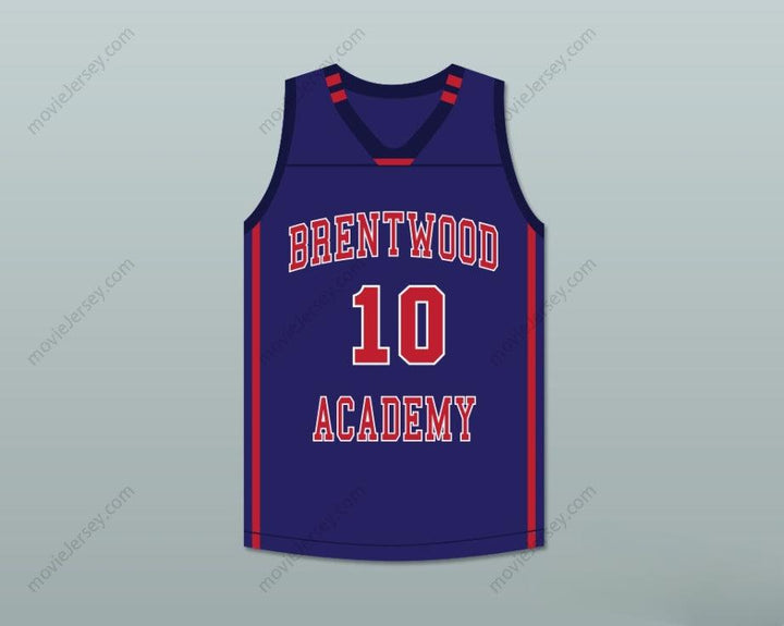 CUSTOM ANY Name Number DARIUS GARLAND 10  ACADEMY  DARK BLUE BASKETBALL JERSEY 2 Top Stitched S-6XL