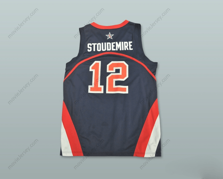 CUSTOM ANY Name Number AMAR'E STOUDEMIRE 12 TEAM USA BASKETBALL JERSEY Top Stitched S-6XL