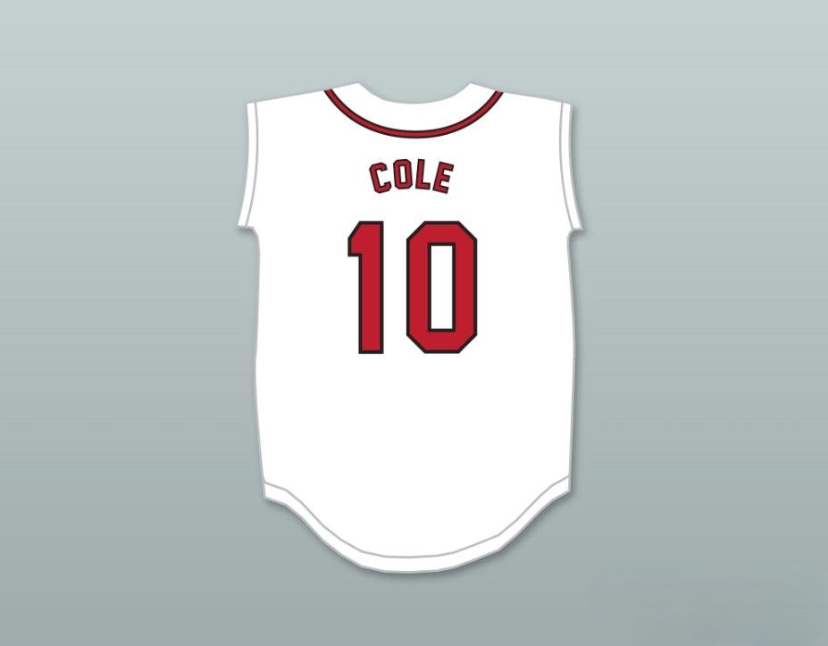 Custom Any Name Number GERRIT COLE 10 LUTHERAN HIGH SCHOOL OF ORANGE COUNTY LANCERS WHITE BASEBALL JERSEY 2 Top Stitched S-6XL