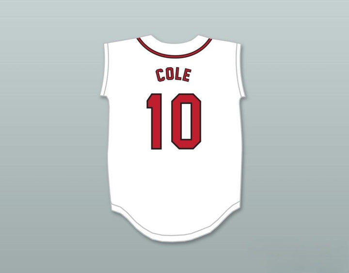 Custom Any Name Number GERRIT COLE 10 LUTHERAN HIGH SCHOOL OF ORANGE COUNTY LANCERS WHITE BASEBALL JERSEY 2 Top Stitched S-6XL